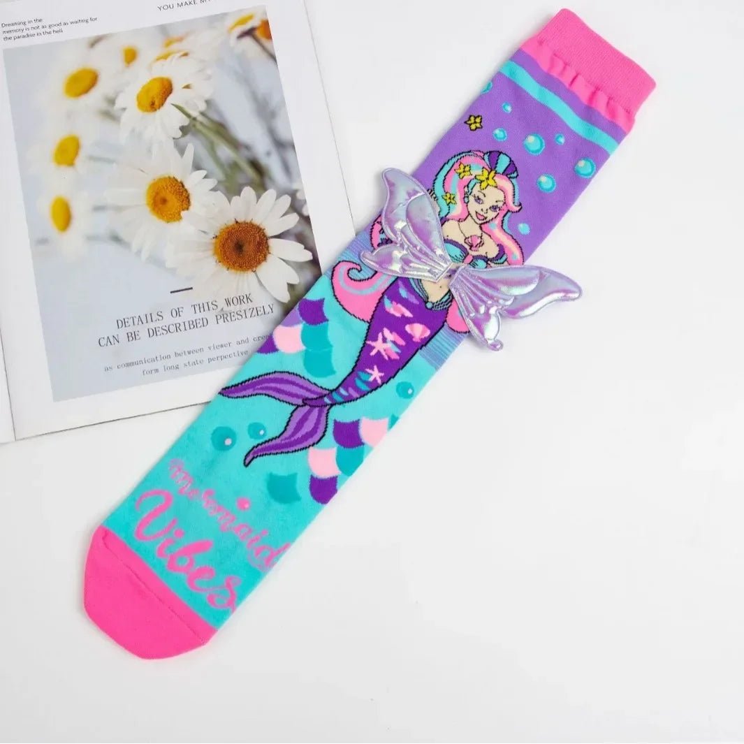 Fashionable Mermaid Knee - Length Socks - itzy bitsy