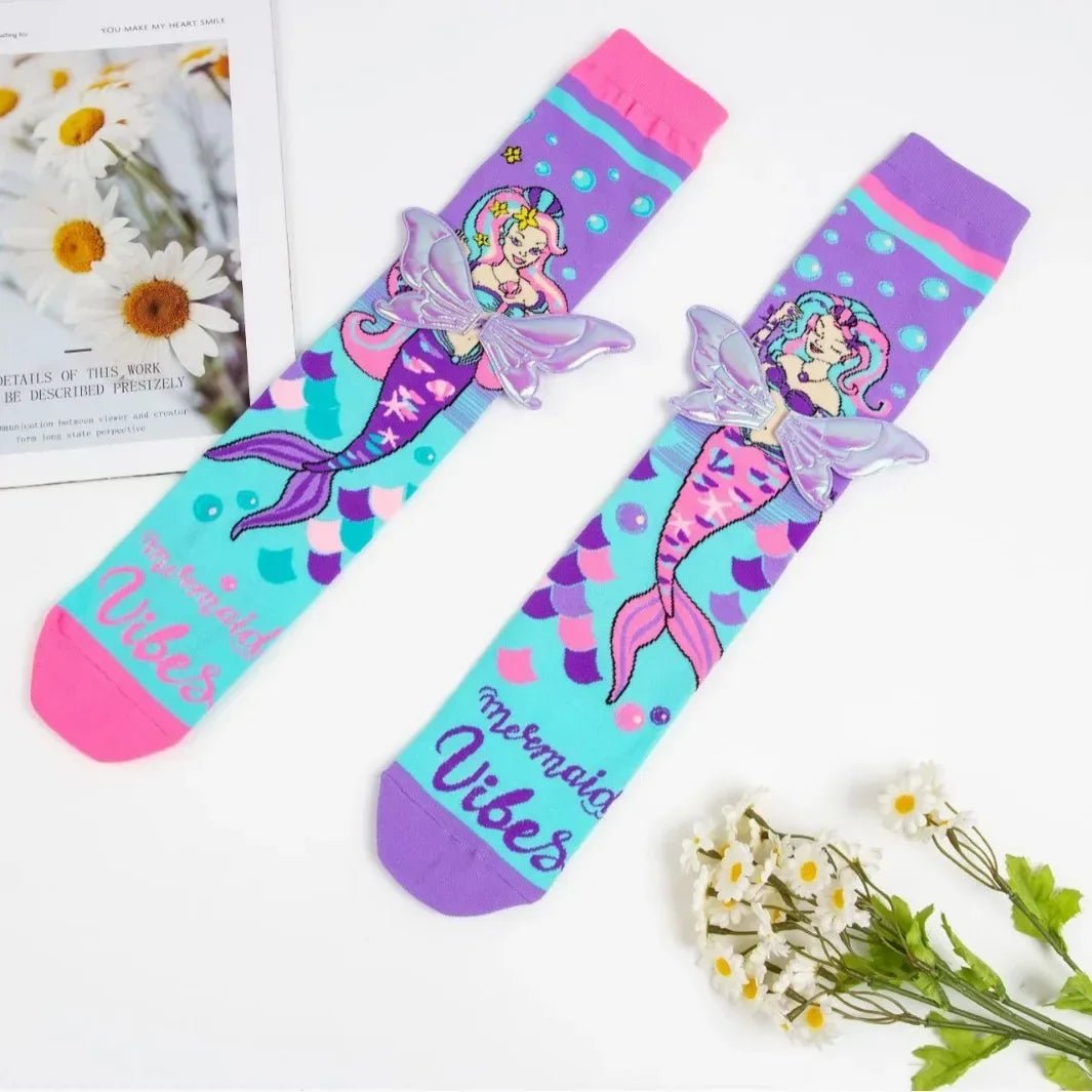 Fashionable Mermaid Knee - Length Socks - itzy bitsy