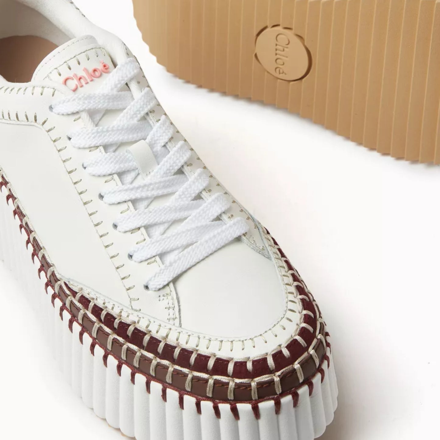 Chloé Nama wedge sneaker