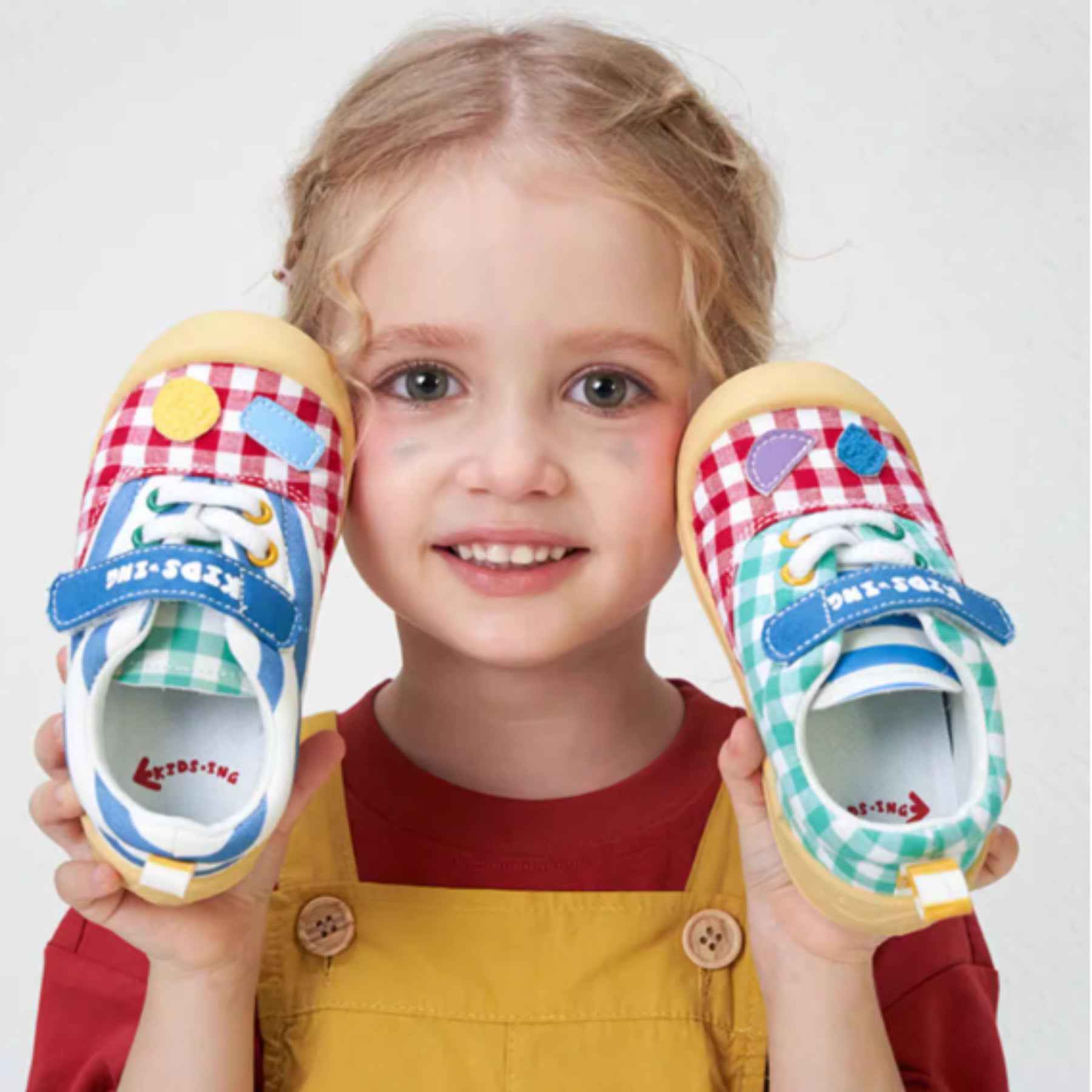 Kidsing Kedi Star Toddler Canvas Shoes Soft Sole Non-Slip Unisex Shoes