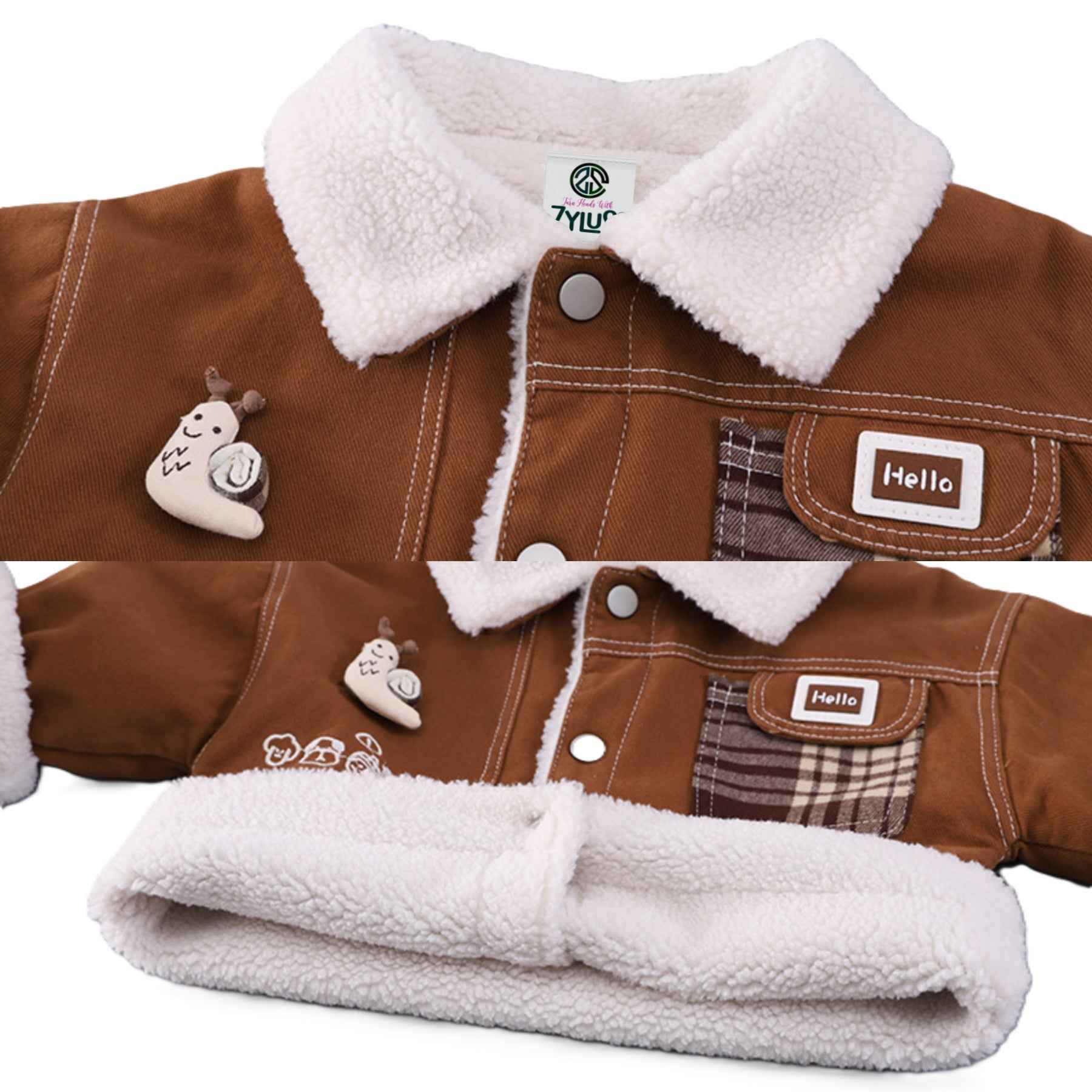Boy's Honey-Bear Winter Outfit 3Pcs Set