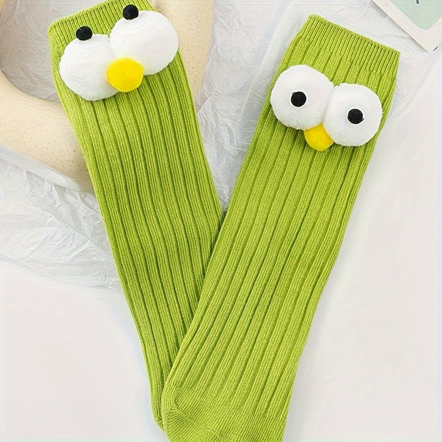 Funny Big Eyes Trendy Socks - itzy bitsy