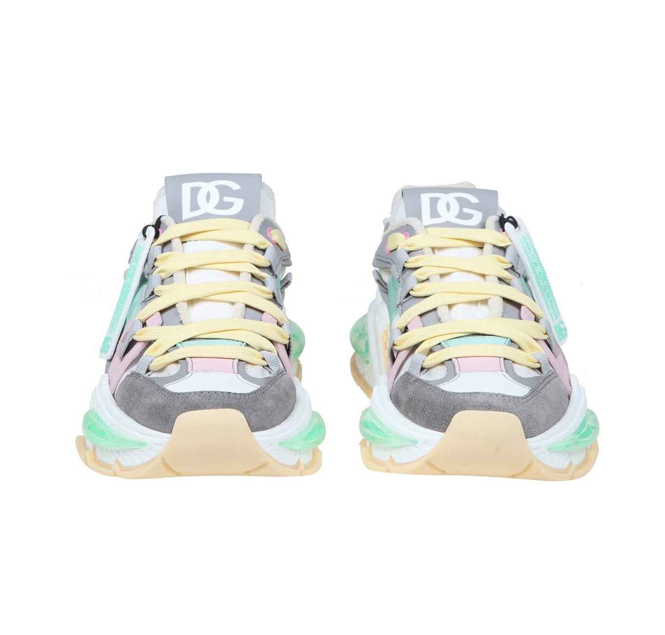 Dolce & Gabbana Air Master Sneakers Women | Green-Pink