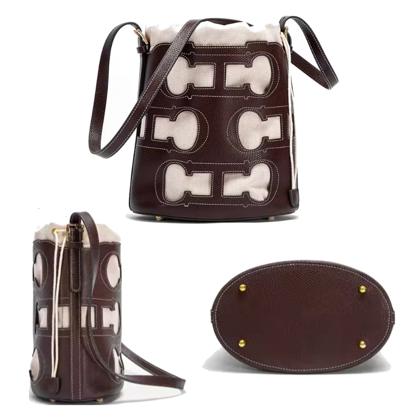 CHCH Doma Insignia Cut Out Bucket | Small Shoulder Bag