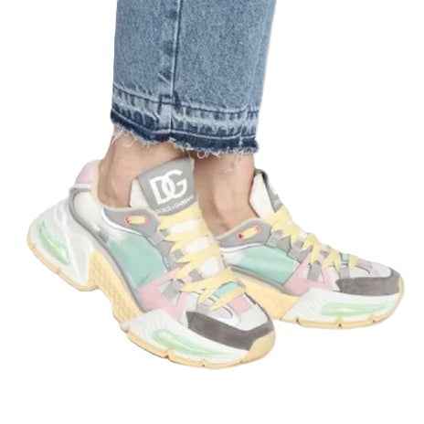 Dolce & Gabbana Air Master Sneakers Women | Green-Pink