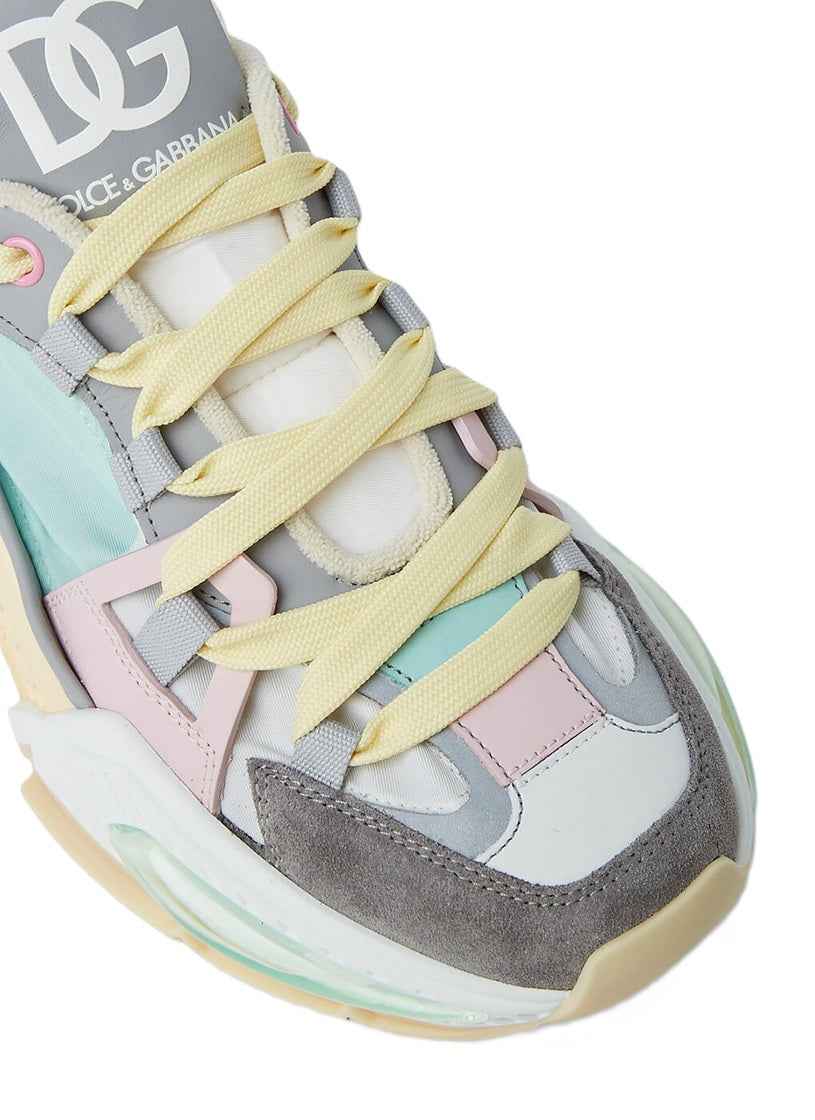 Dolce & Gabbana Air Master Sneakers Women | Green-Pink
