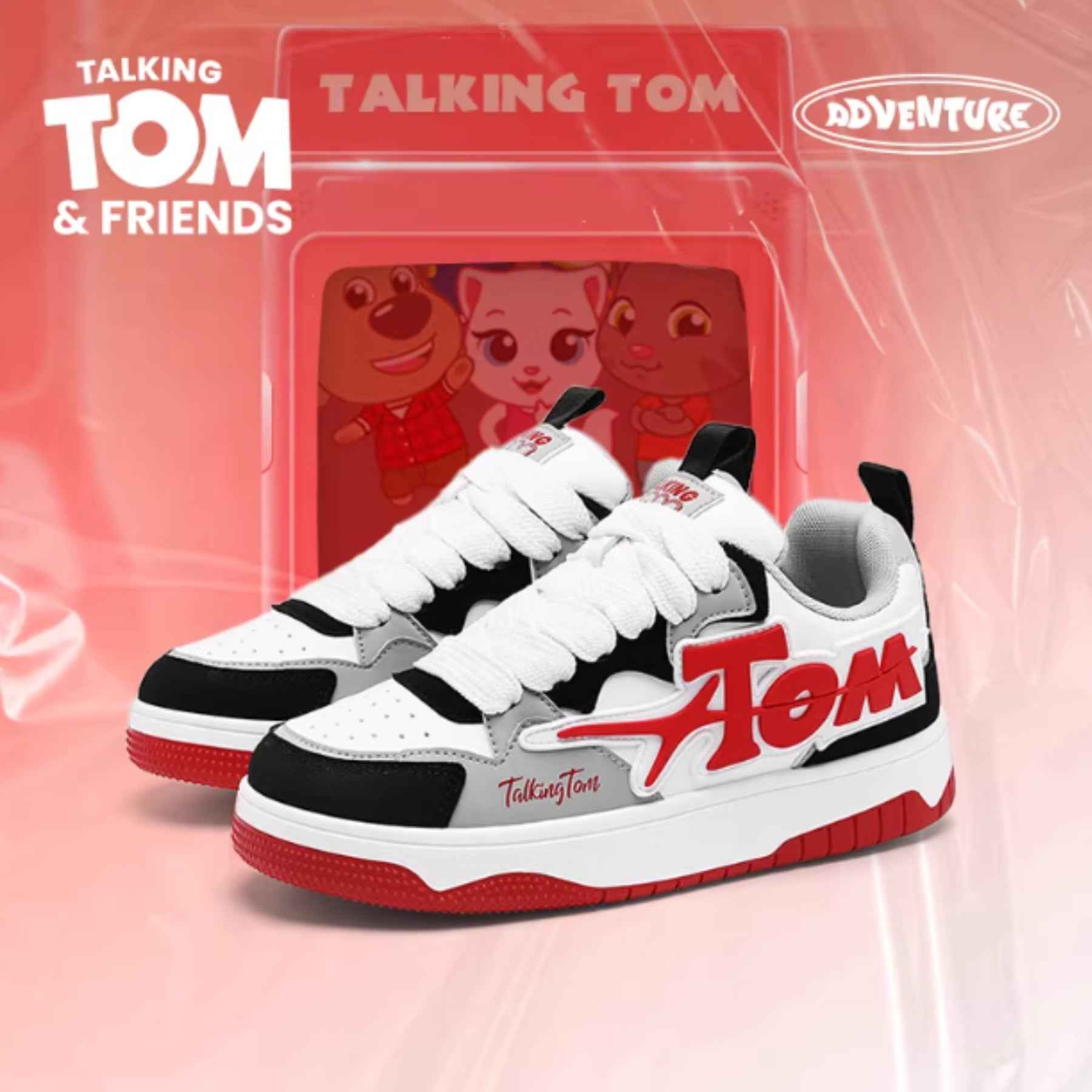 TALKING TOM | Sports Board Shoes - Red
