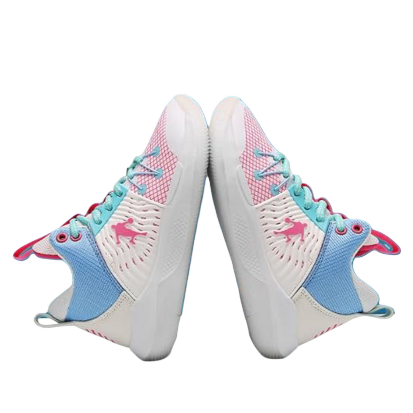 Children's Ocean Breeze High-Tops Basketball Shoes - Light Pink