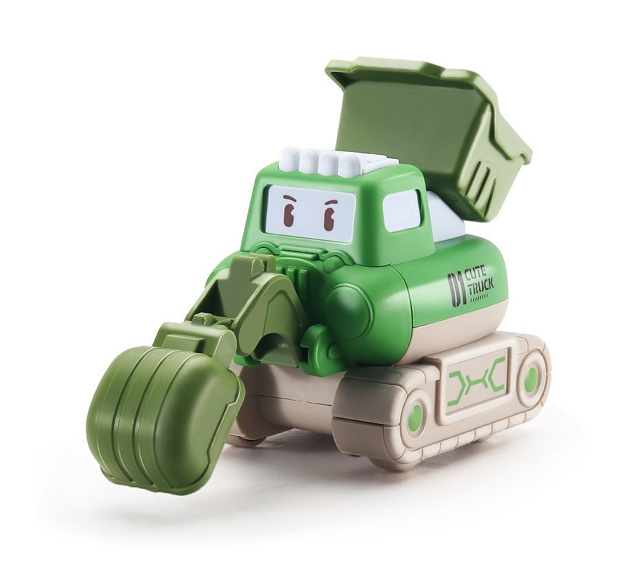 Funny Push and Go Construction Cars for Kids