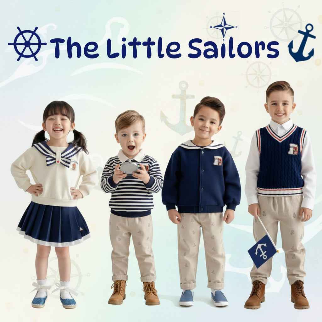 The Little Sailor Collection Kids 2Pcs & 3Pcs Outfit Set
