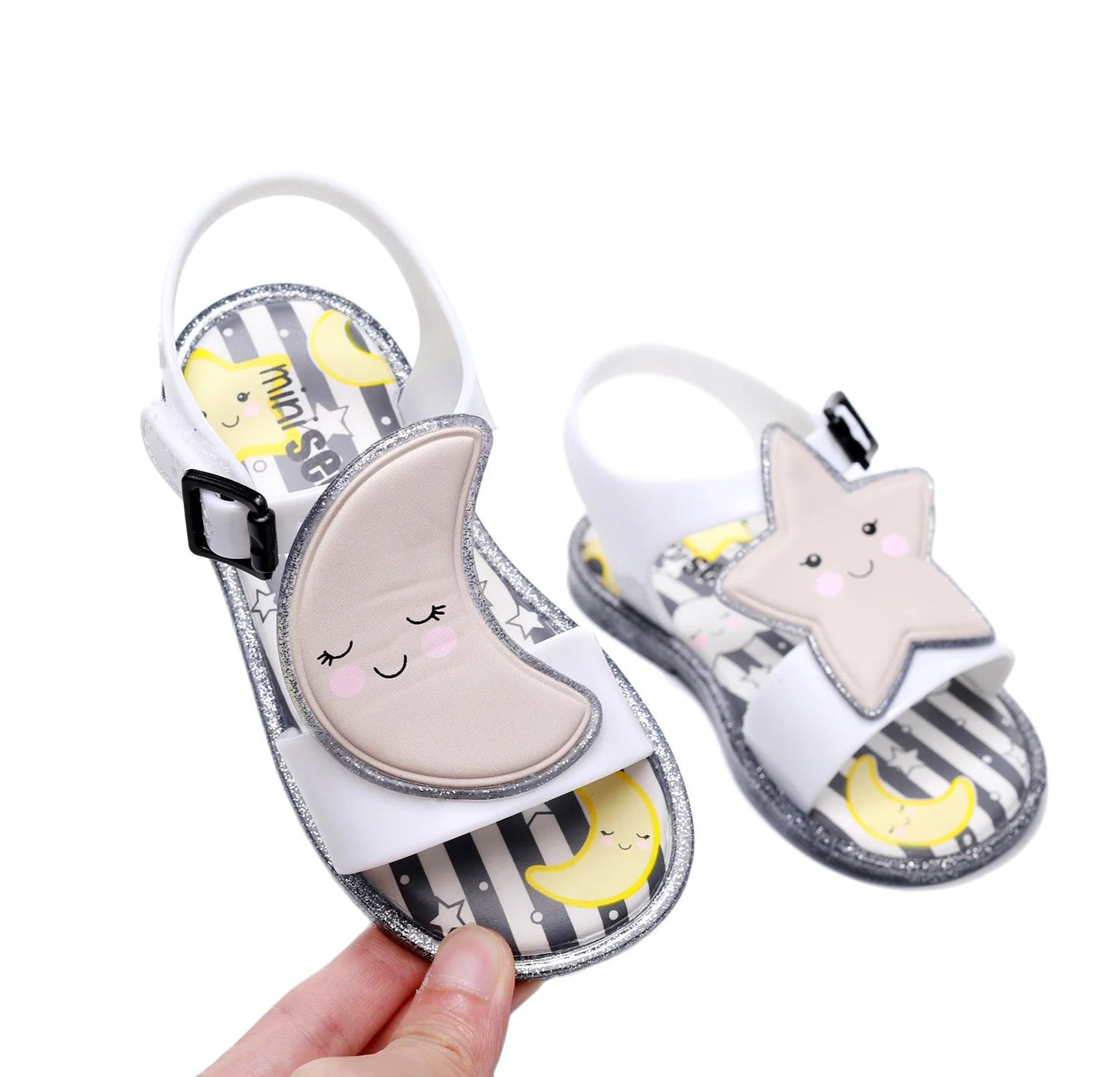 Girl Star Candy Jelly Sandals - itzy bitsy