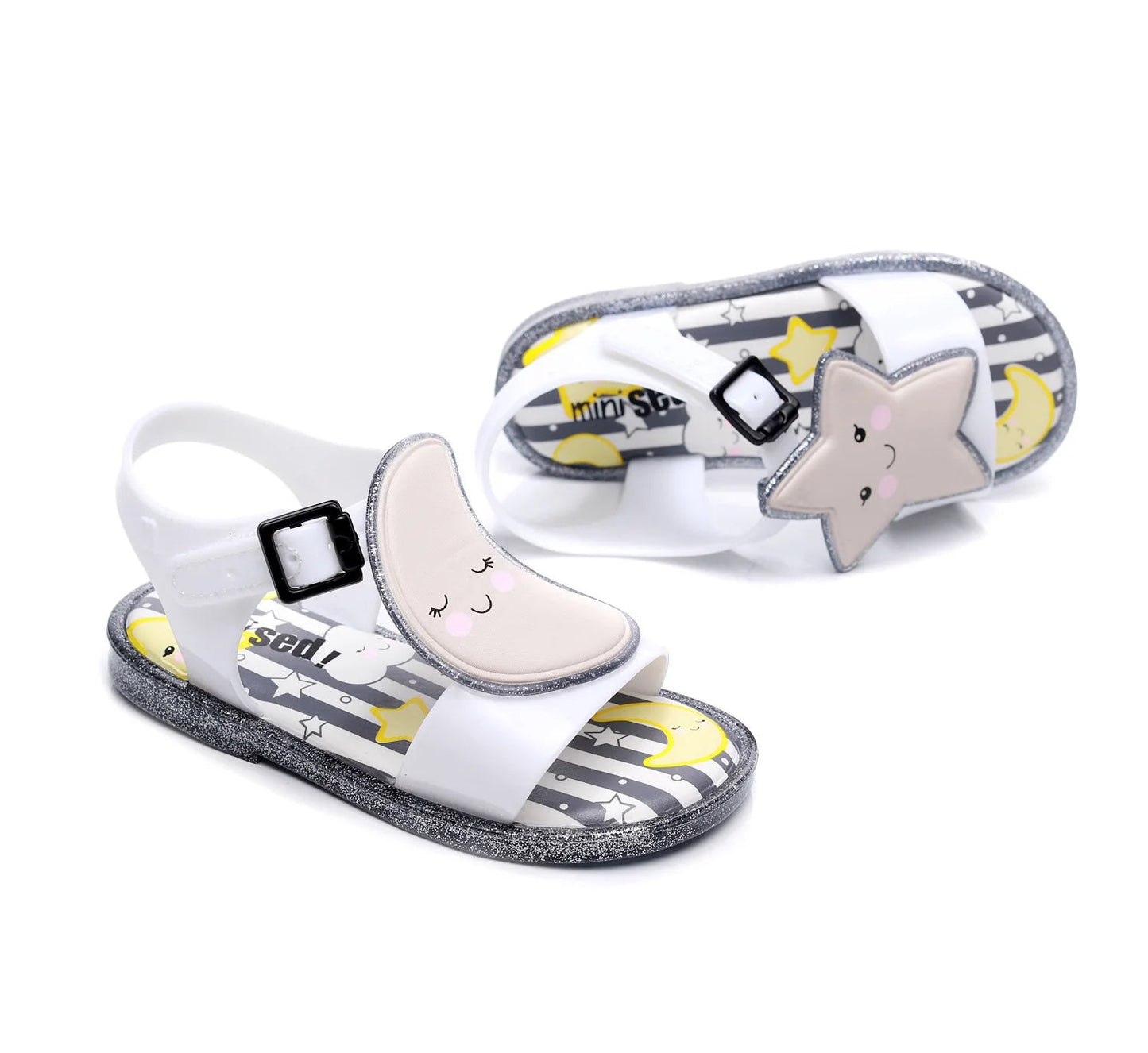 Girl Star Candy Jelly Sandals - itzy bitsy