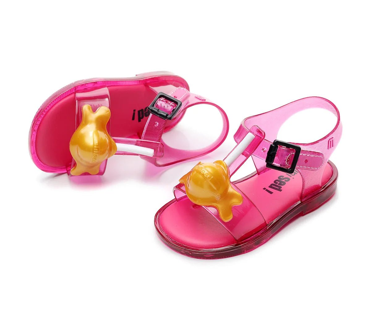 Girl Star Candy Jelly Sandals - itzy bitsy