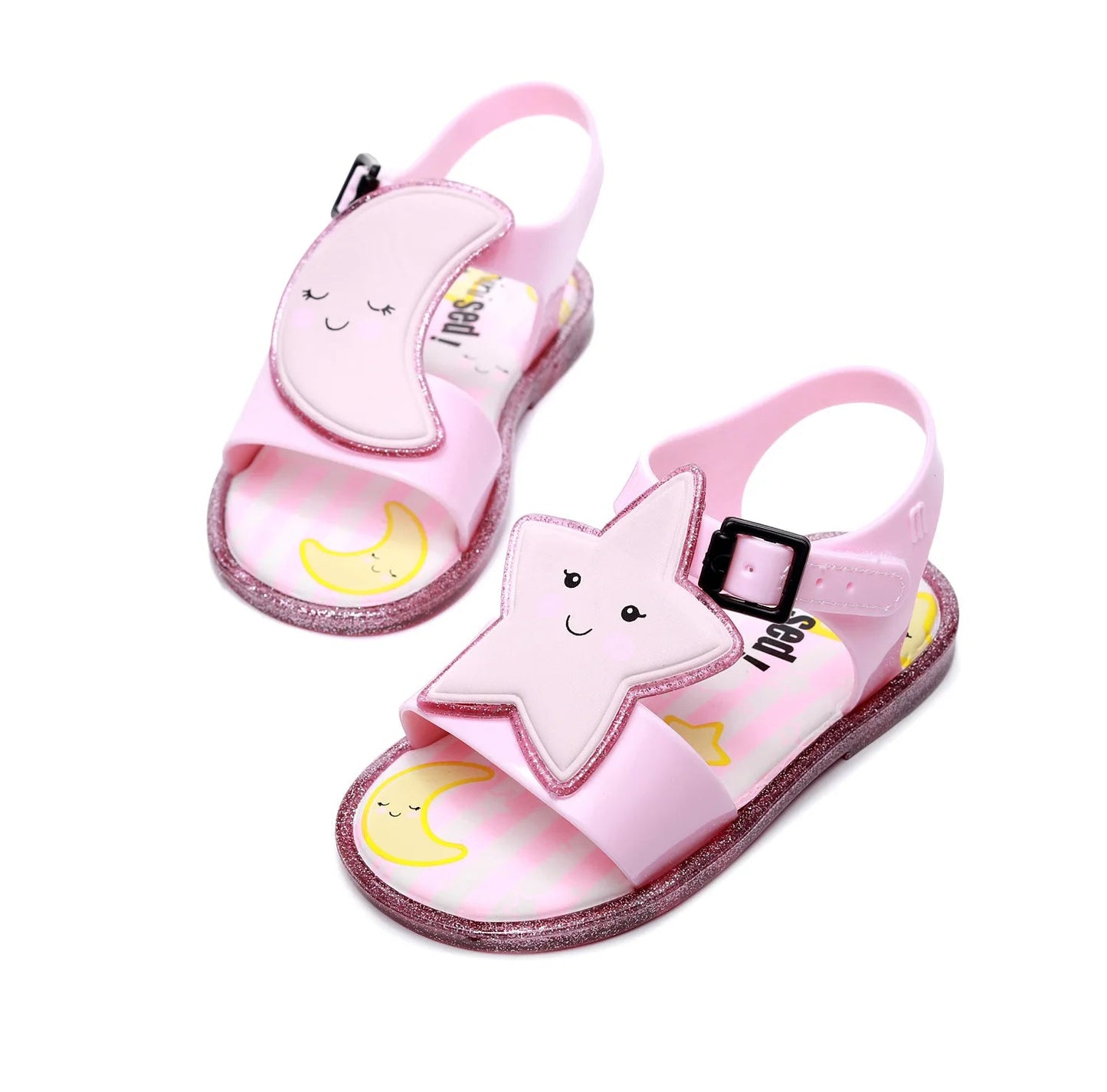 Girl Star Candy Jelly Sandals - itzy bitsy