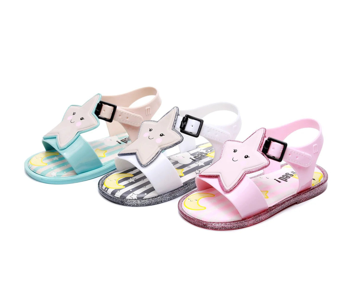Girl Star Candy Jelly Sandals - itzy bitsy