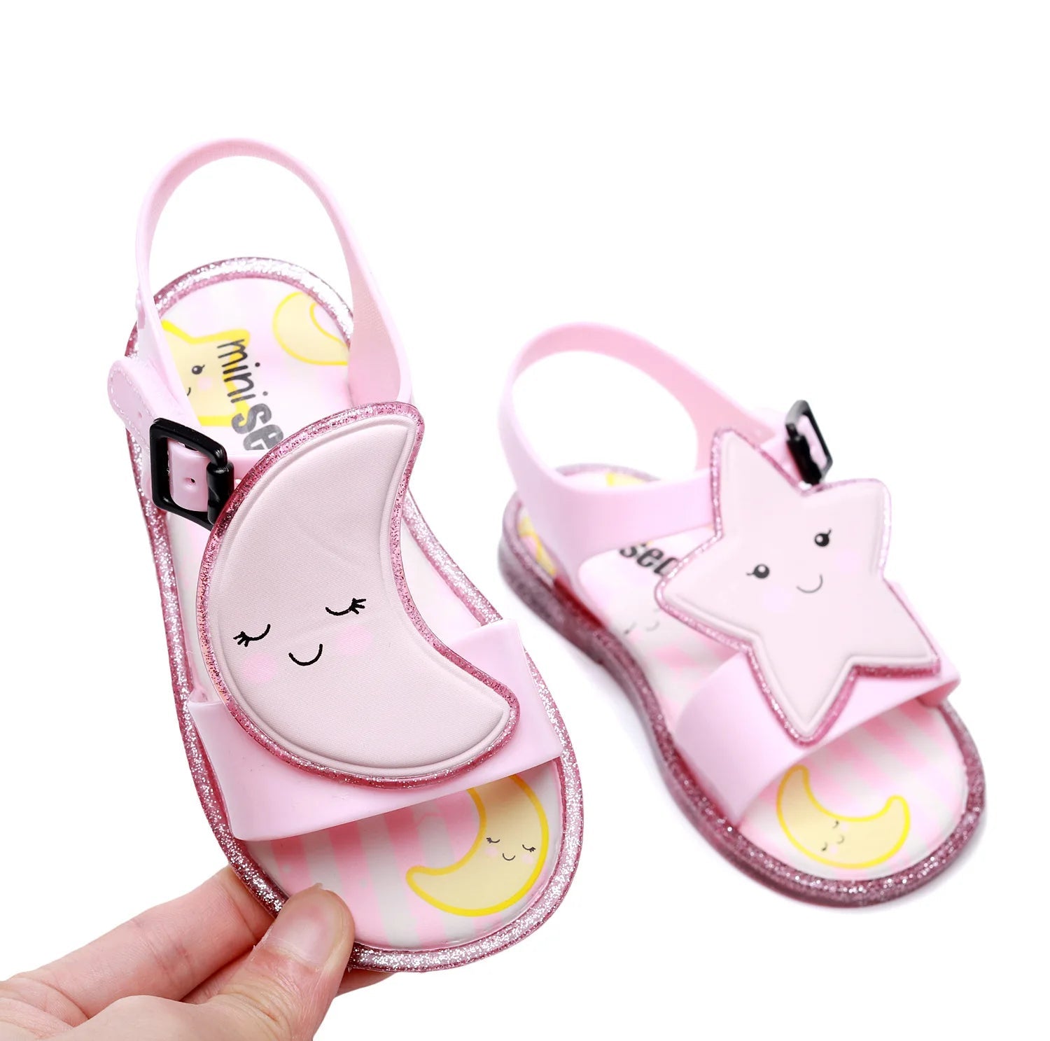 Girl Star Candy Jelly Sandals - itzy bitsy