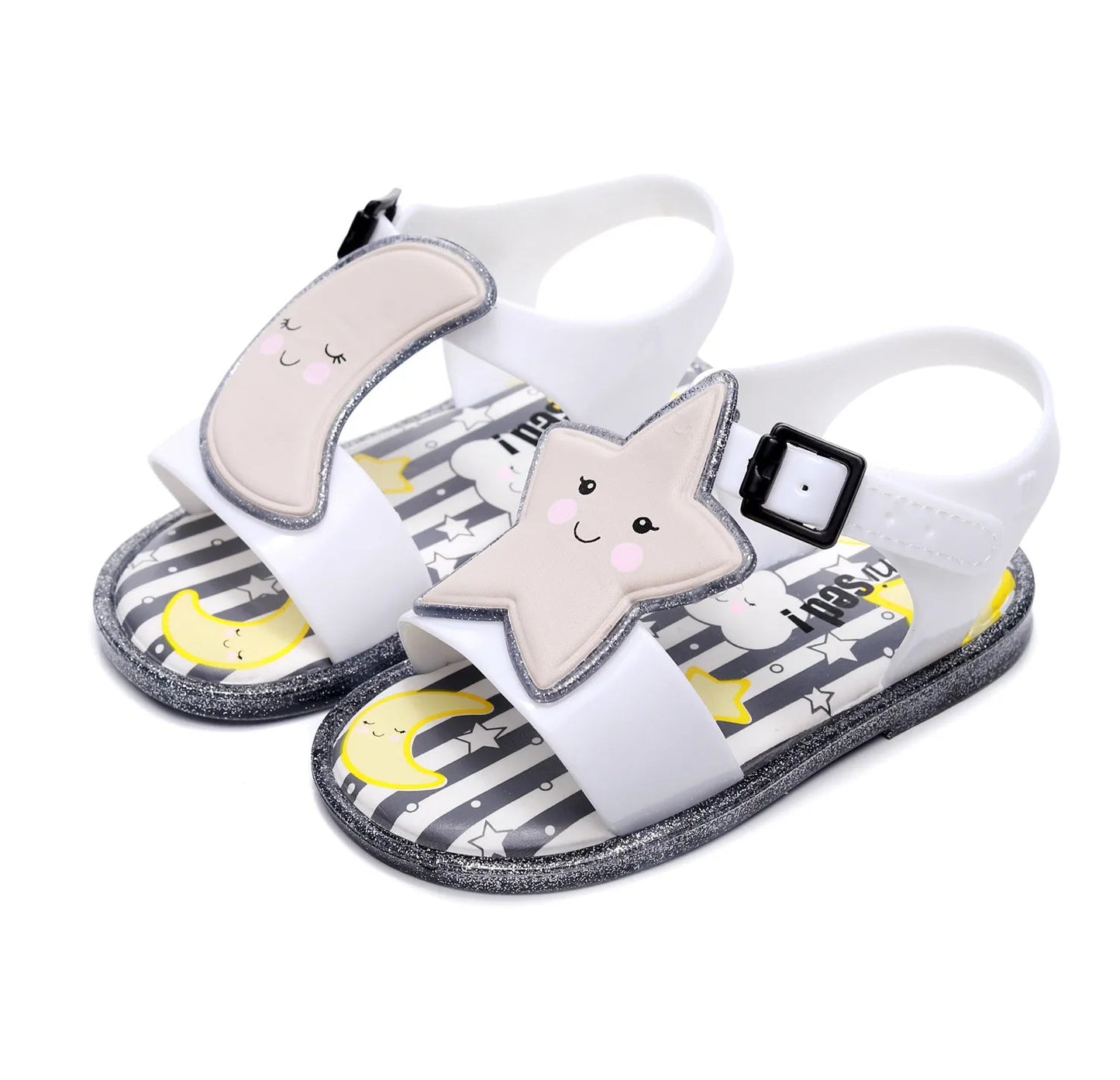 Girl Star Candy Jelly Sandals - itzy bitsy