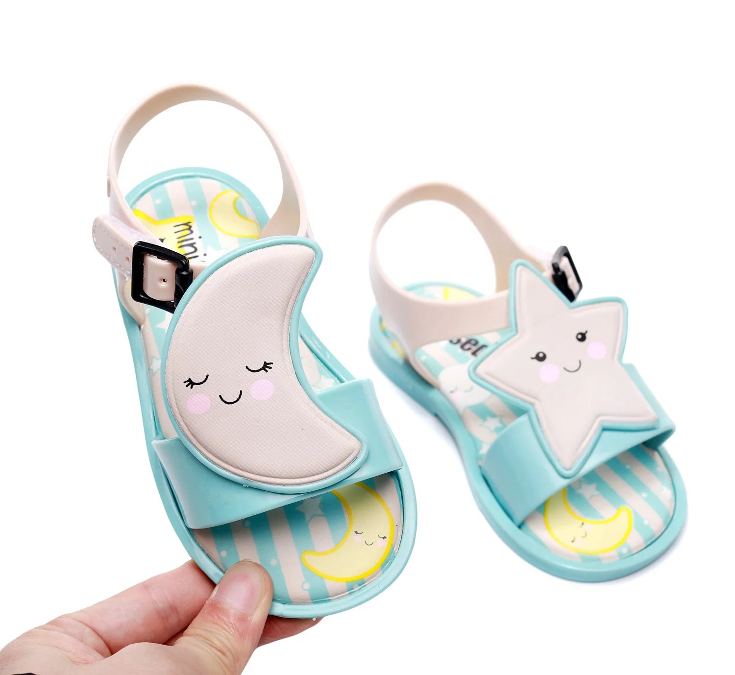 Girl Star Candy Jelly Sandals - itzy bitsy