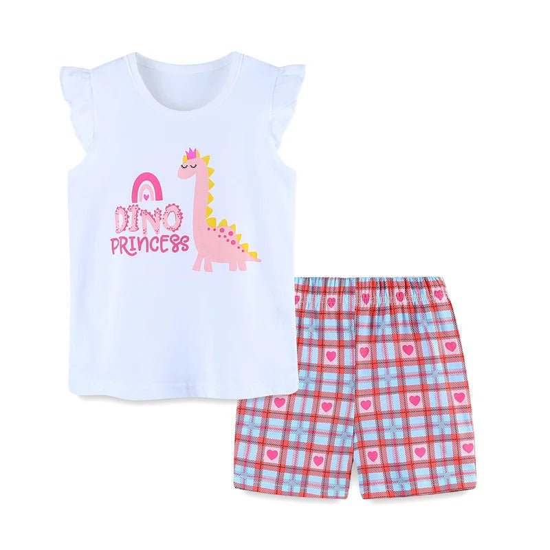Girls 2pcs Cute Sleeveless Summer Set - itzy bitsy