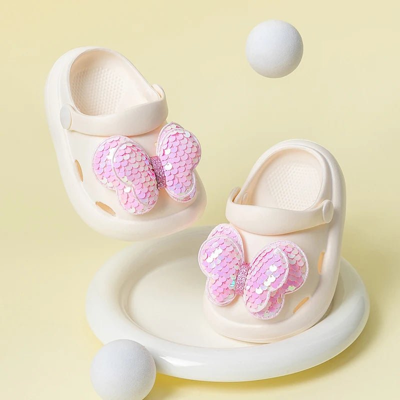 Girl's Adorn With Cute Bows Sandals - itzy bitsy