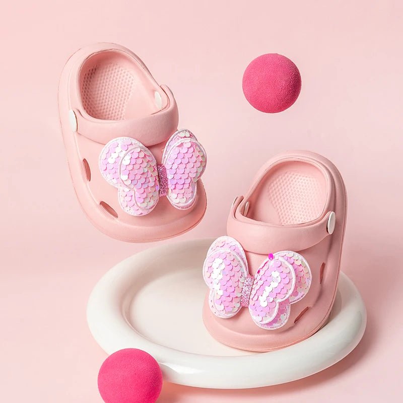 Girl's Adorn With Cute Bows Sandals - itzy bitsy