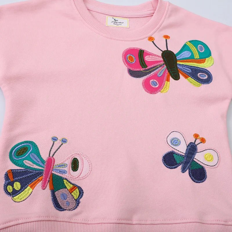 Girls Animal Embroidery Pullover - itzy bitsy