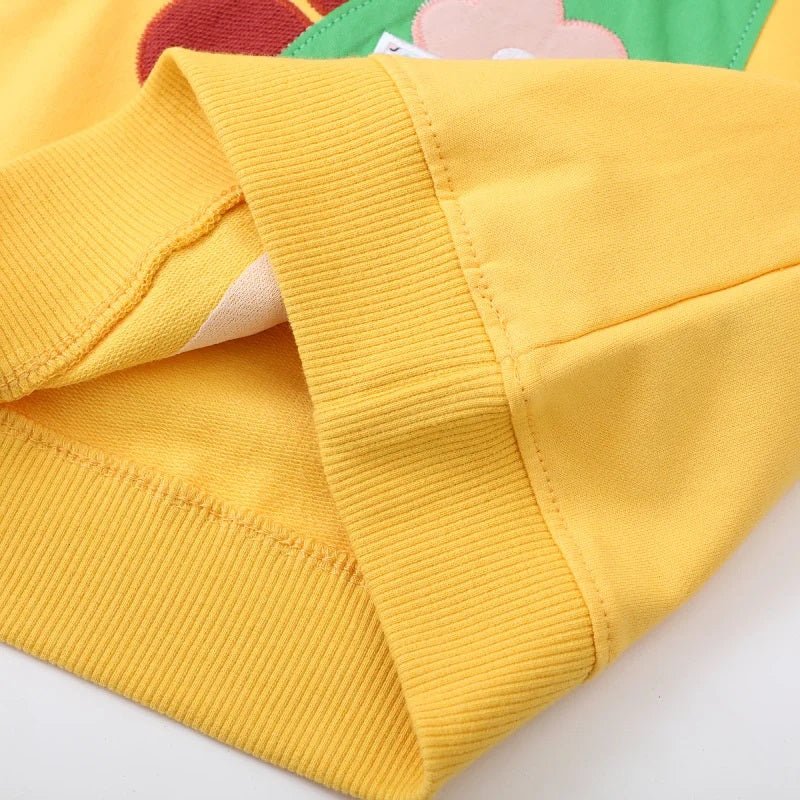 Girls Animal Embroidery Pullover - itzy bitsy