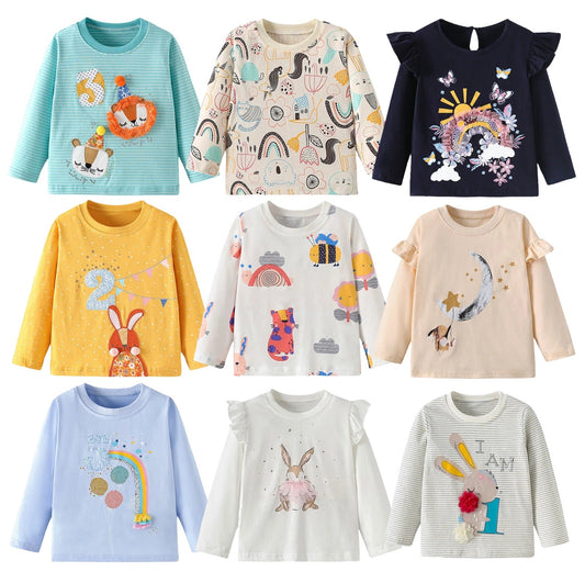 Girls Animal Style Long Sleeves - itzy bitsy