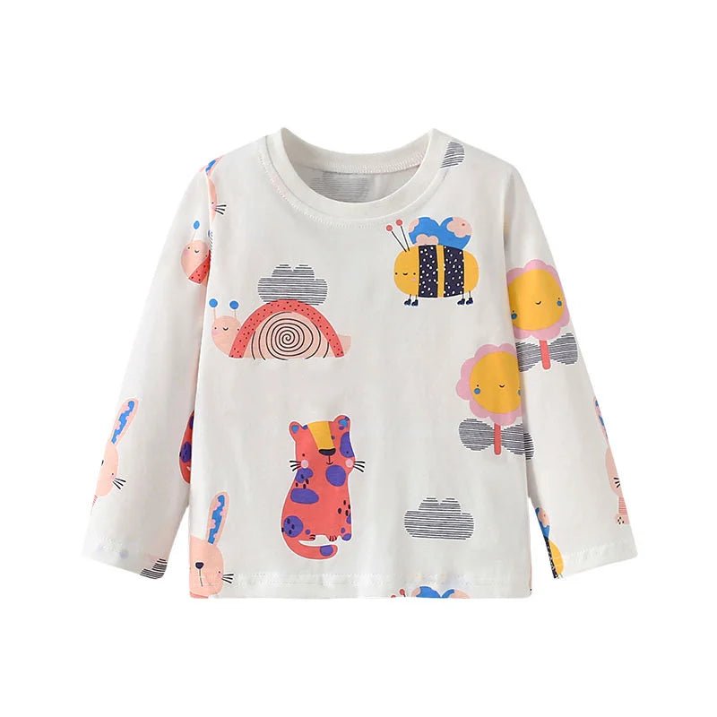 Girls Animal Style Long Sleeves - itzy bitsy