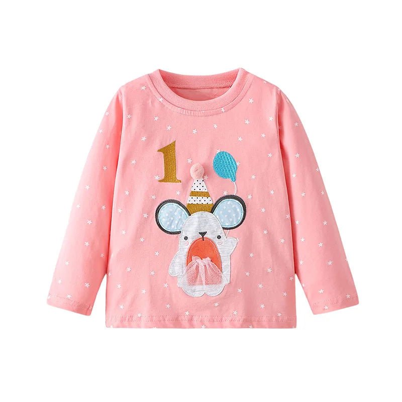 Girls Animals Prints Long Sleeve - itzy bitsy