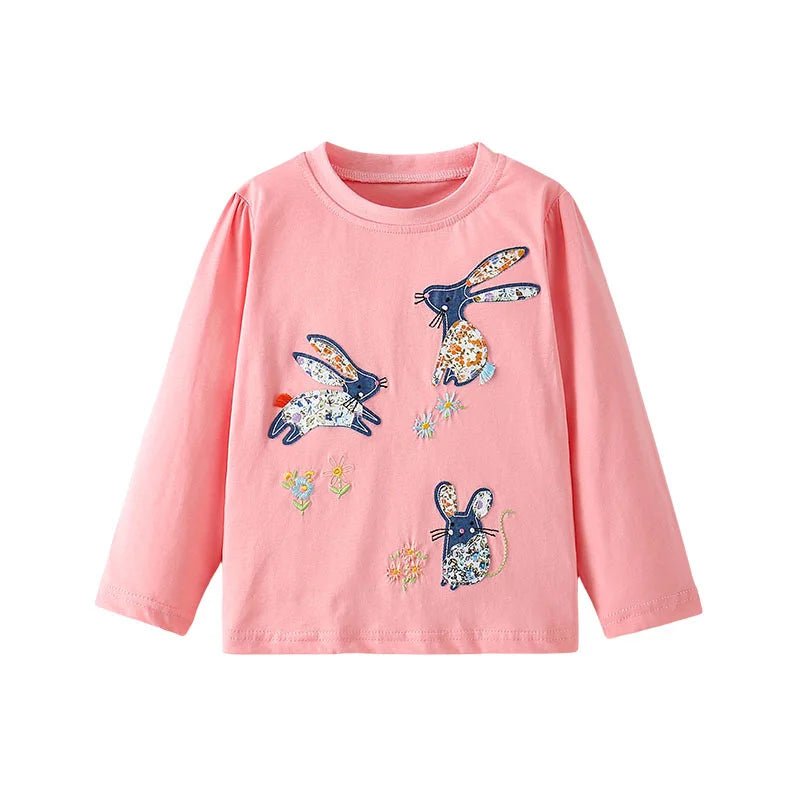 Girls Animals Prints Long Sleeve - itzy bitsy