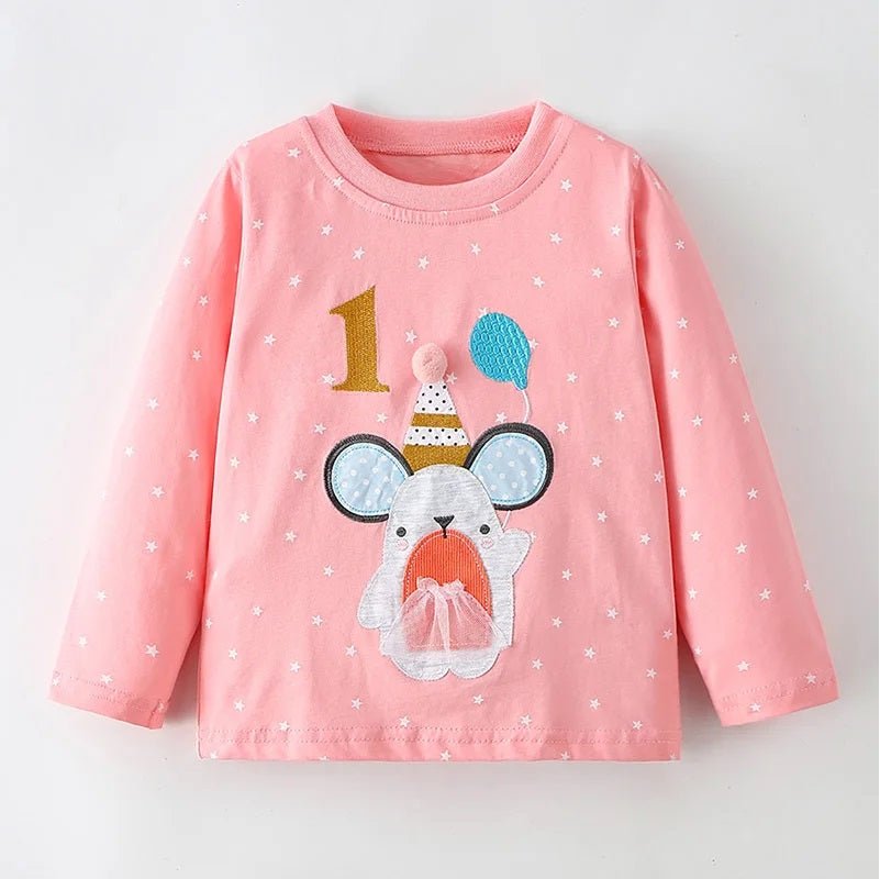 Girls Animals Prints Long Sleeve - itzy bitsy