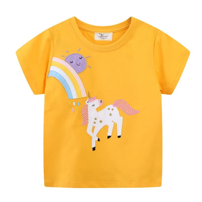 Girls Applique Tees - itzy bitsy