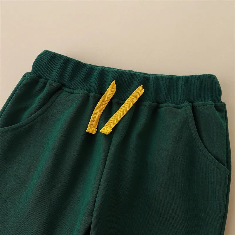 Girls Colorful Embroidery Trackpants - itzy bitsy