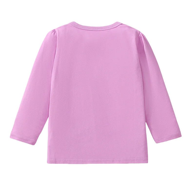 Girls Cute Applique Long Sleeve - itzy bitsy