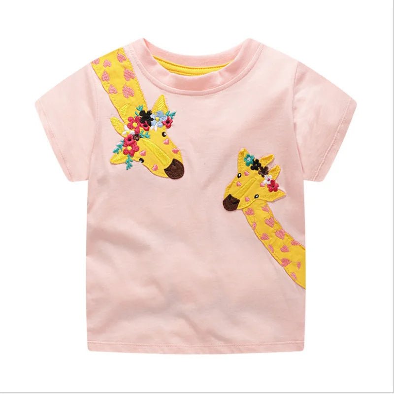 Girls Embroidered T Shirts - itzy bitsy