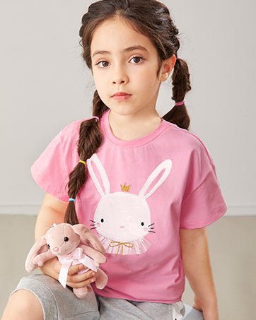 Girls Embroidered T Shirts - itzy bitsy