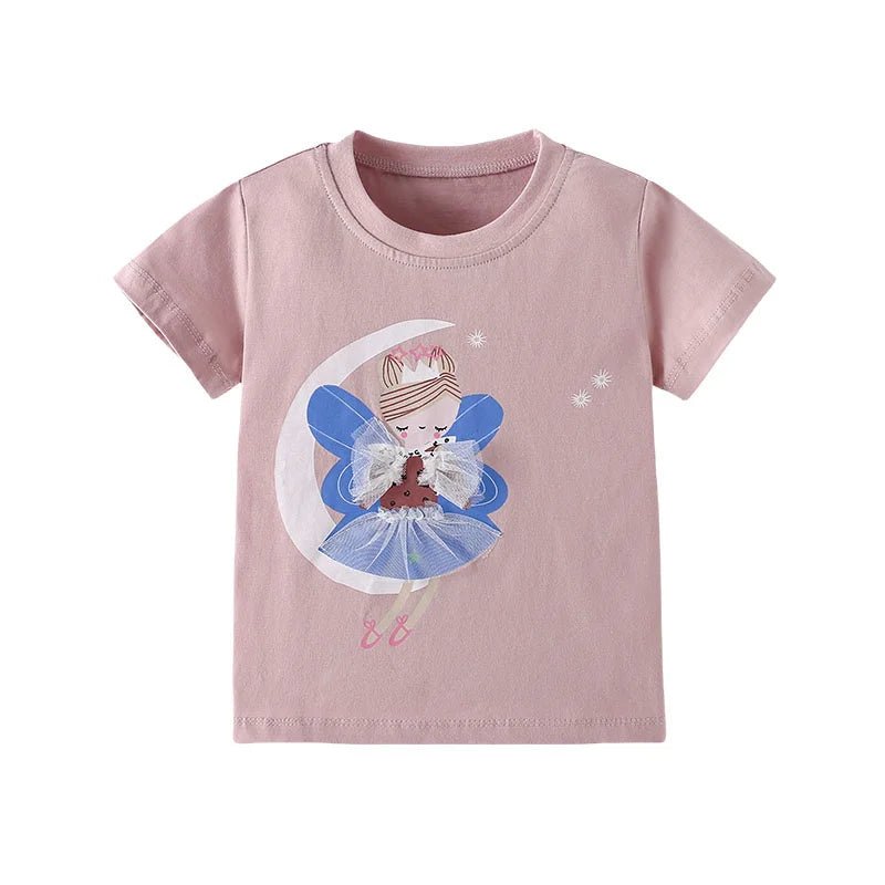Girls Embroidered T Shirts - itzy bitsy