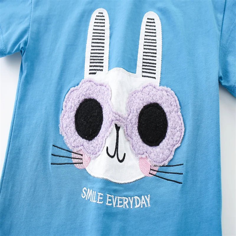 Girls Embroidered T Shirts - itzy bitsy