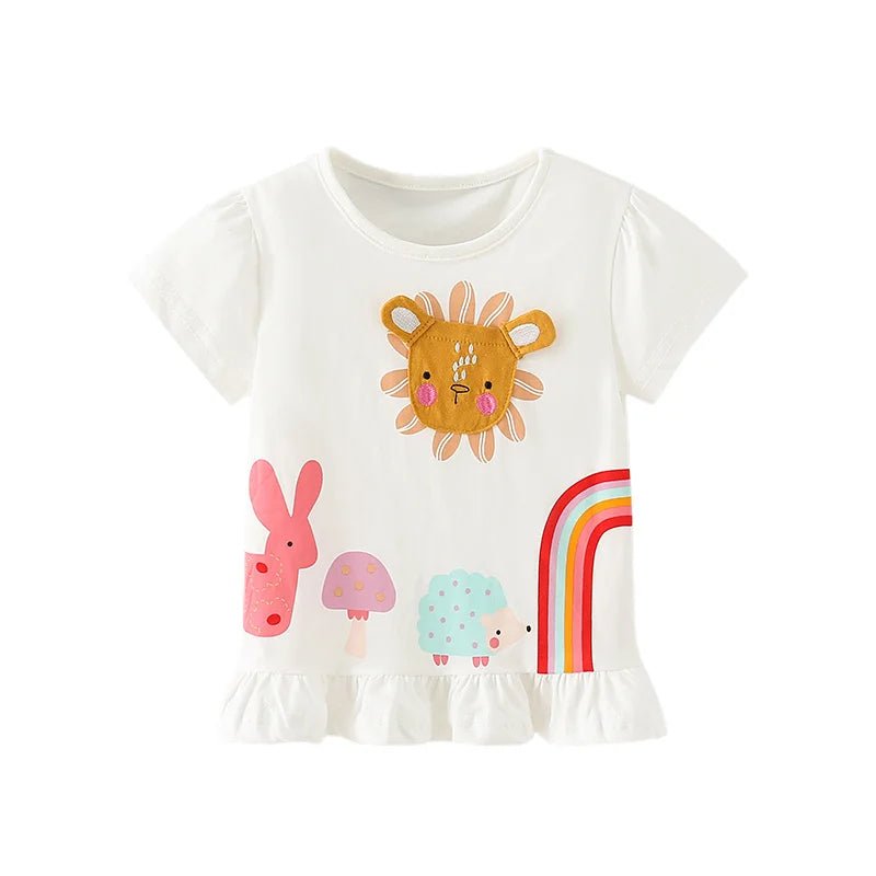 Girls Embroidered T Shirts - itzy bitsy