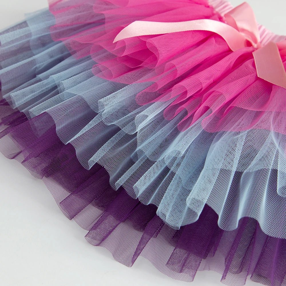 Girls Layer Gradient Tutu Skirt - itzy bitsy