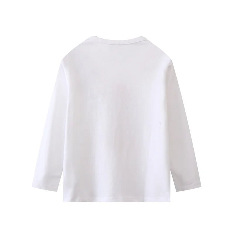 Girls Long Sleeve Cute Print Tee - itzy bitsy