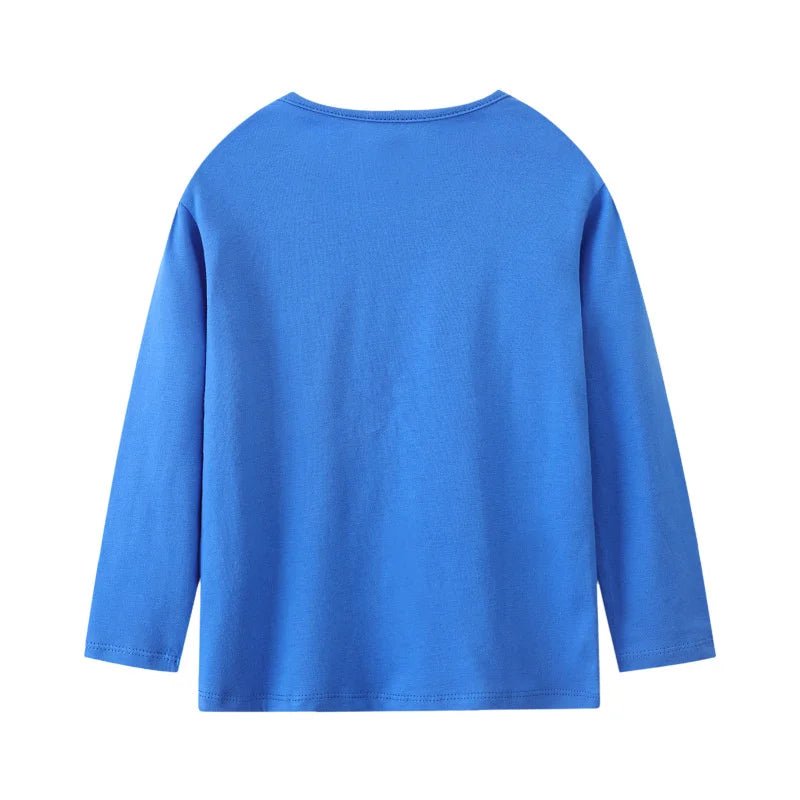 Girls Long Sleeve Cute Print Tee - itzy bitsy