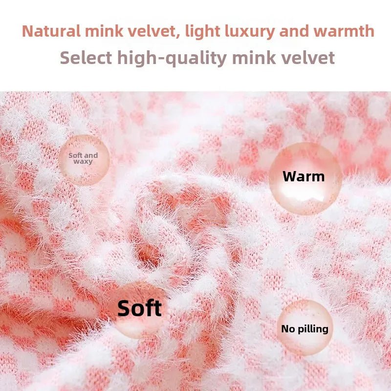 Girls Mink Velvet Woolen Coat 3 - 14Y - itzy bitsy