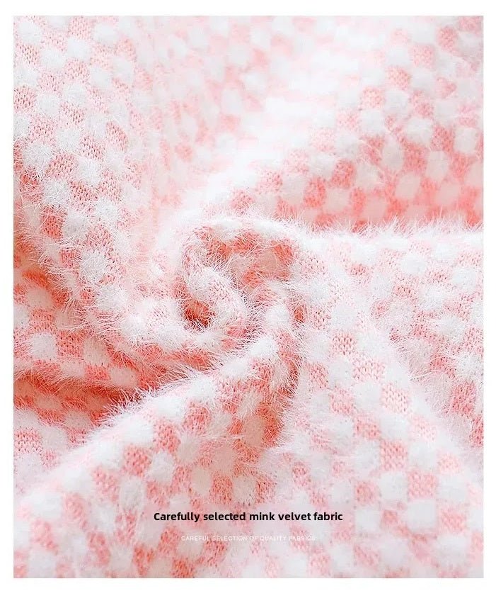 Girls Mink Velvet Woolen Coat 3 - 14Y - itzy bitsy