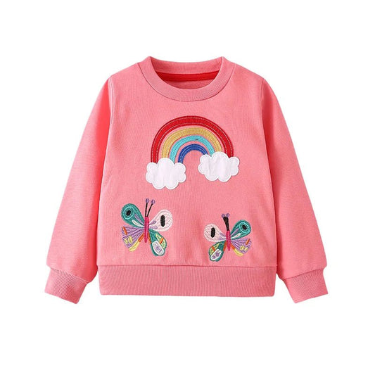 Girls Printed Pullover - itzy bitsy