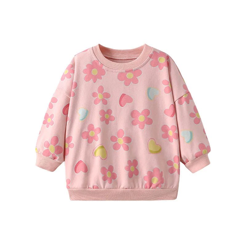 Girls Printed Pullover - itzy bitsy