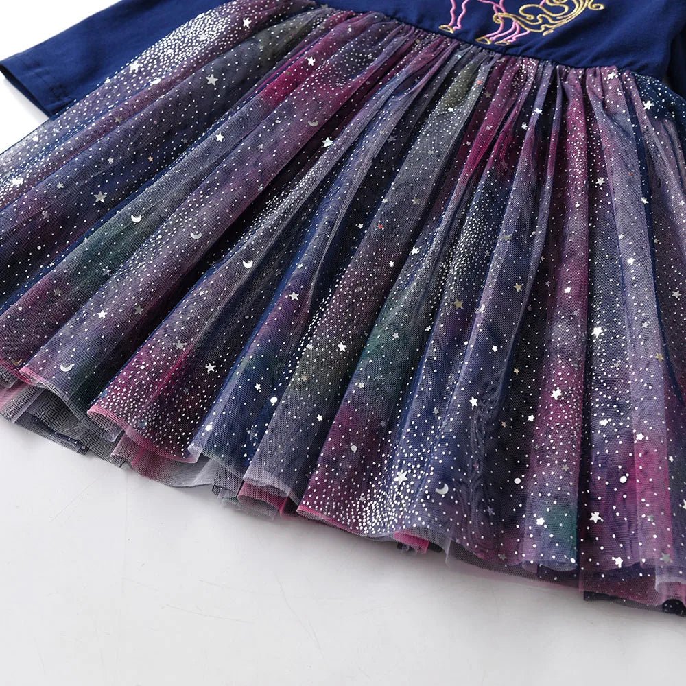 Girls Ruffles Long Sleeve Dress - itzy bitsy