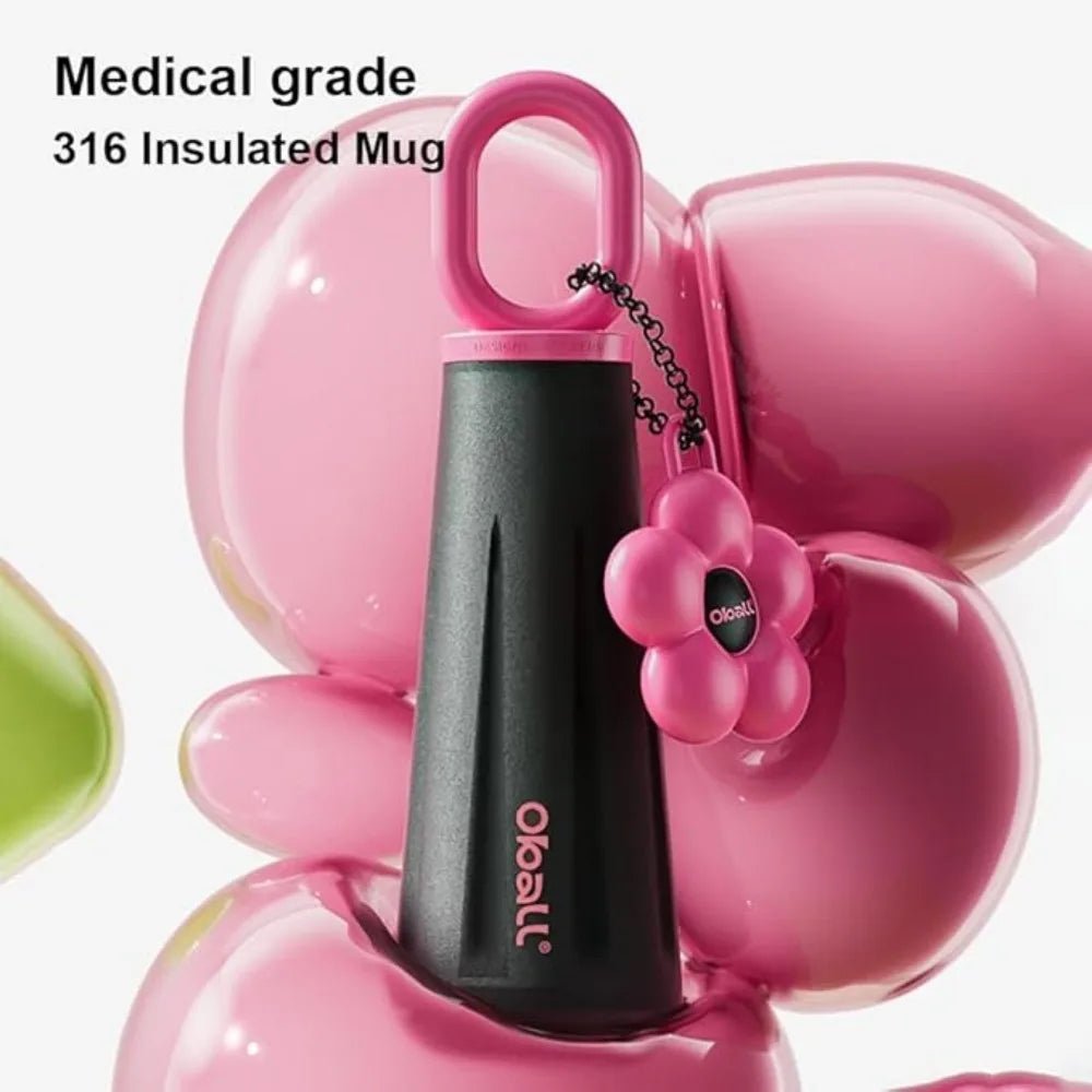 Girls Stainless Steel Insulated Simple Elegant Water Bottle 450ML - itzy bitsy