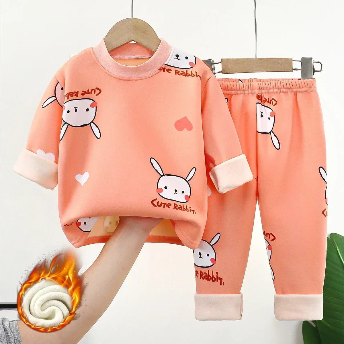 Girls Warm Pajamas Sets - itzy bitsy